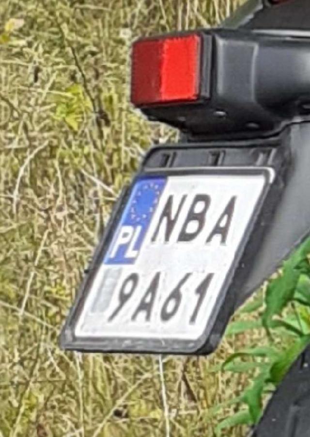 Tablica rejestracyjna NBA9A61